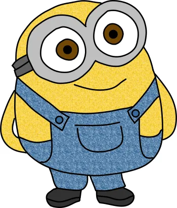 How to draw Bob the Minion step by step