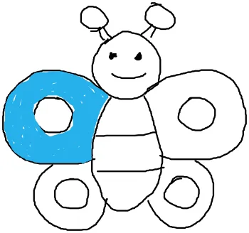 How to draw Butterfly step by step