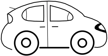 How to draw Car step by step