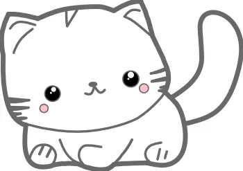 How to draw Chubby Cat step by step