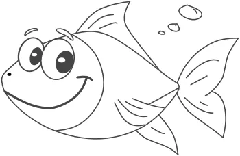 How to draw Cute Cartoon Fish step by step