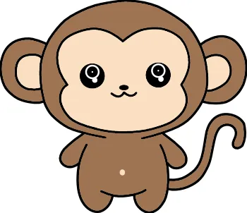 How to draw Cute Monkey step by step