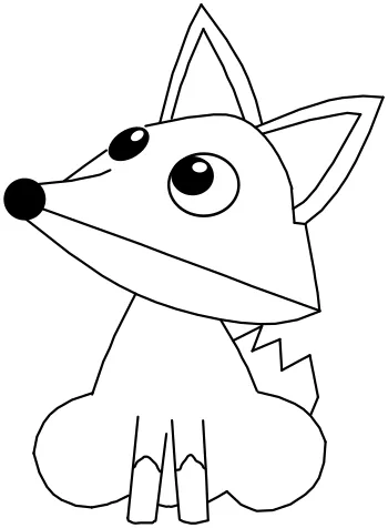 How to draw Fox step by step