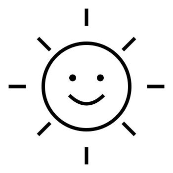 How to draw Happy Sun step by step