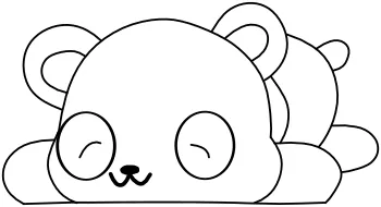 How to draw Lazy Taddy Bear step by step
