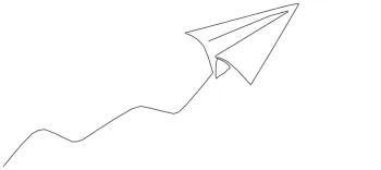 How to draw Paper Plane step by step