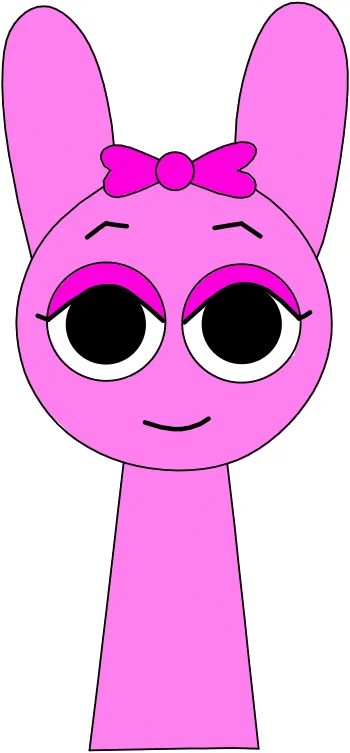 How to draw Pinki From Sprunki step by step