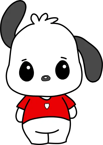 How to draw Pochacco Dog step by step