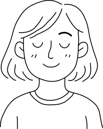 How to draw Serene Girl Portrait step by step