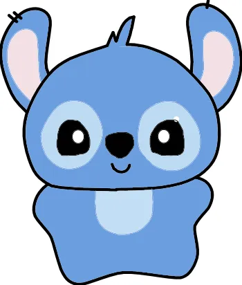 How to draw Stitch Sketchdoo step by step