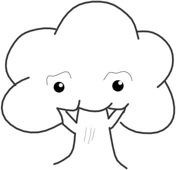 How to draw Tree step by step