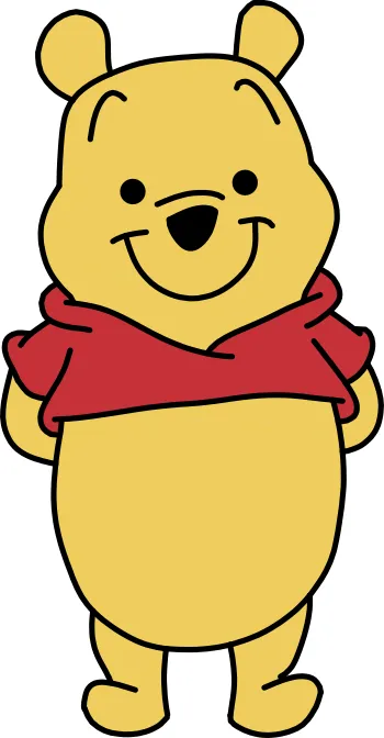 How to draw Winnie the Pooh step by step